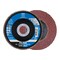 Pferd 4-1/2" x 7/8" A.H. POLIFAN Flap Disc - A SG STEELOX, Aluminum oxide, 120 Grit, Conical 62205 - alternate 1